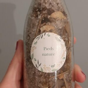 Home made badzout voor voetbaden Munt-eucalyptus-rozemarijn 250 ml